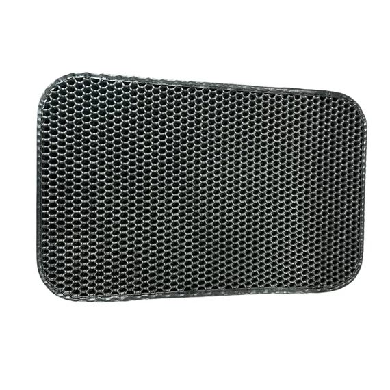 dupla rétegű macska alomszőnyeg 55x34 cm fekete