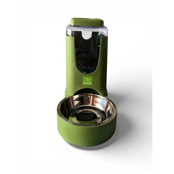 automata macska etető rozsdamentes tállal önadagoló