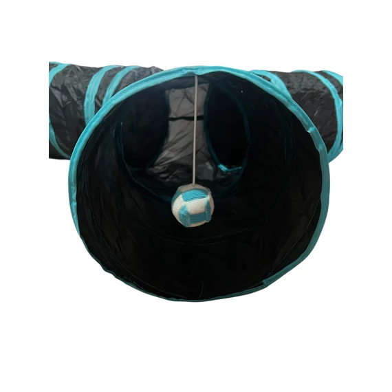 3 irányú Y alakú macska alagút kék játékkal