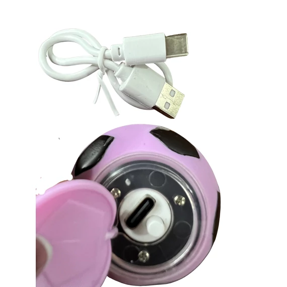 Automata guruló labda rózsaszín -USB-vel újratölthető
